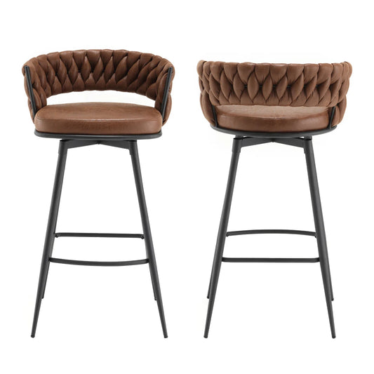 Kymberlynn Swivel Bar Stool (Set of 2)